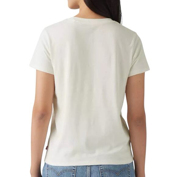 Levi's Graphic T-Shirt White Authentic Copper Riveted 1873 Distressed Logo NWT M - Picture 5 of 5